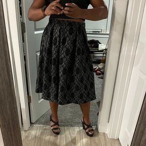 Karl Lagerfeld Lace A Line Skirt